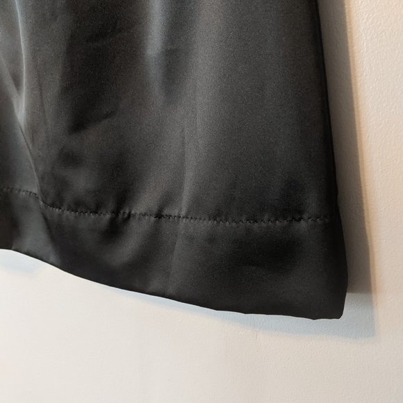 Phoebe Couture Black Velvet Cocktail Dress Size 8 - Picture 4 of 10